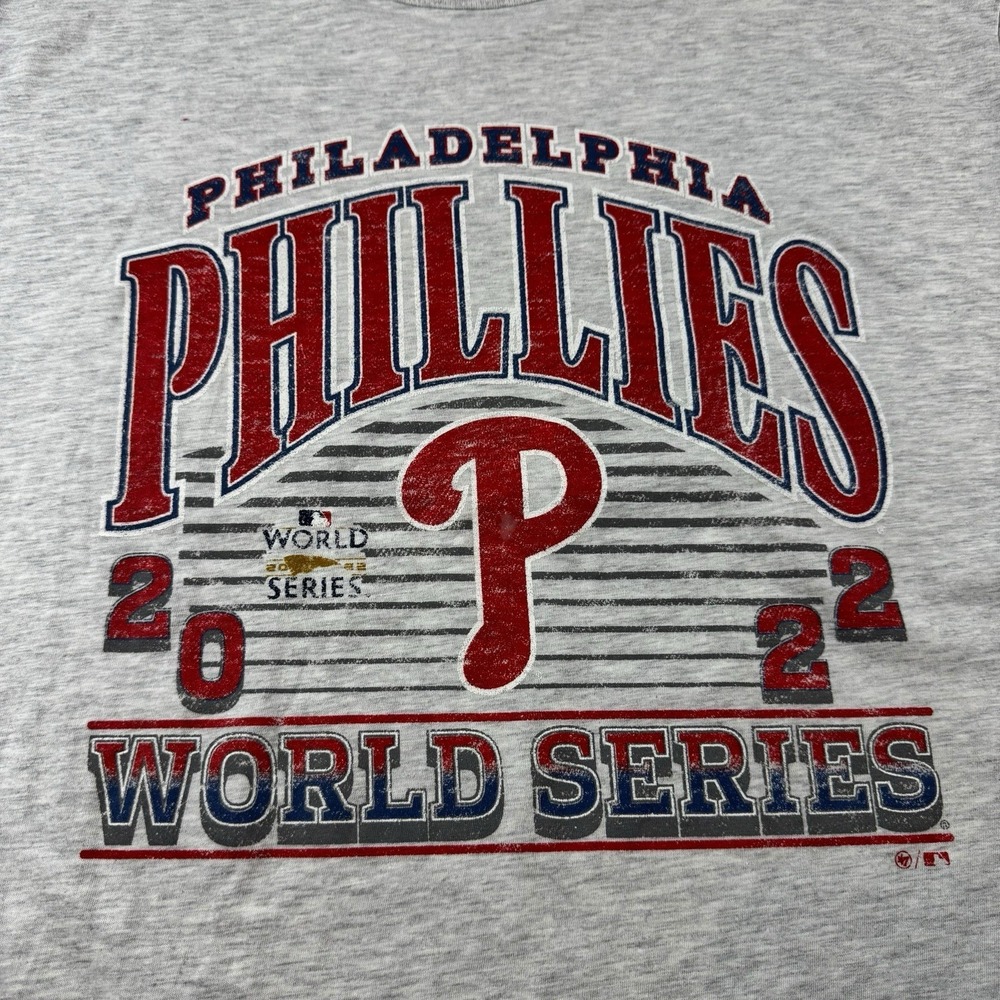 MLB Philadelphia Phillies 2022 World Series Graphic T Shirt Womens 2XL Baseball - Picture 2 of 7